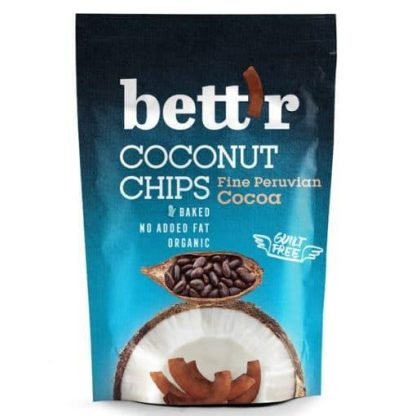 Био Кокосов Чипс с Какао, Bettr, 70 g
