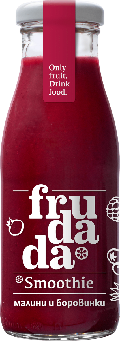 Смути Mалини и Боровинки 250ml, Frudada