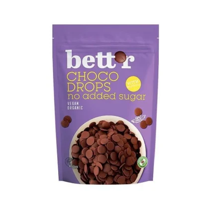 Био Капки Шоколад Без Добавена Захар, 200g, Bett'r